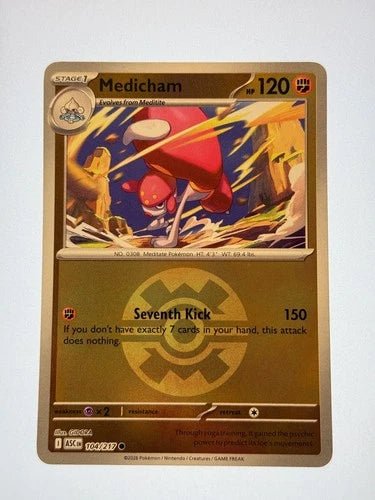 Medicham 104/217 - Ascended Heroes - Quick Ball Pattern by Light Collectibles on MYNTED