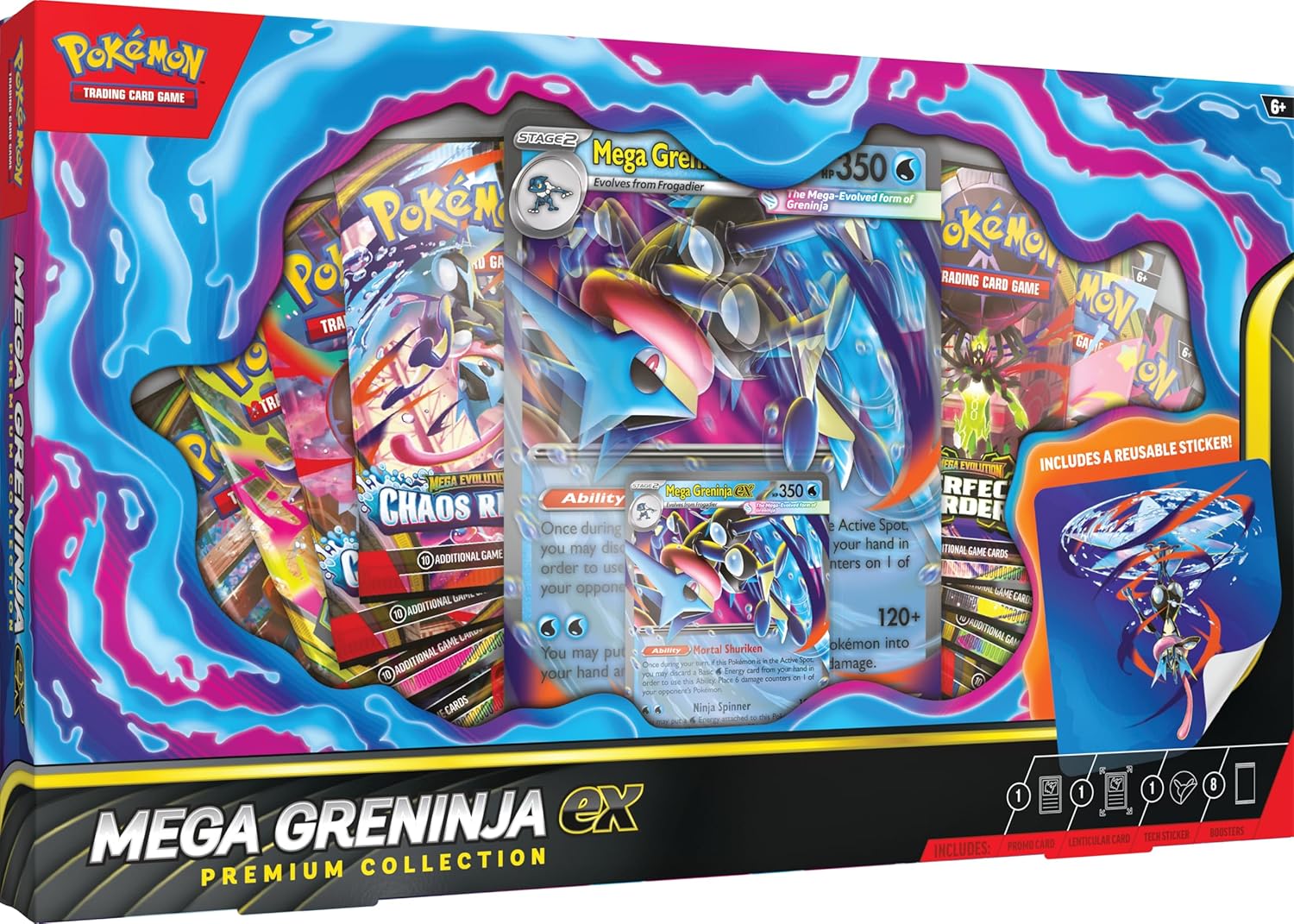 Pokémon TCG: Mega Greninja ex Premium Collection Box