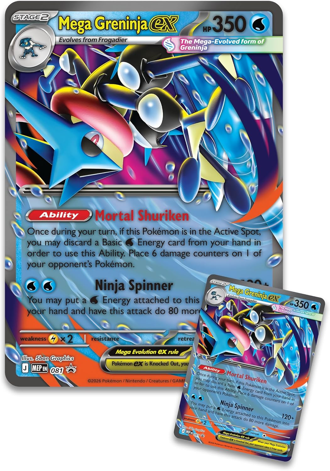 Pokémon TCG: Mega Greninja ex Premium Collection Box