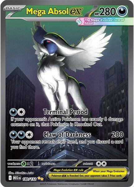 Mega Absol ex Mega Evolution Special Illustration Rare 180/132 by PokeGrails on MYNTED