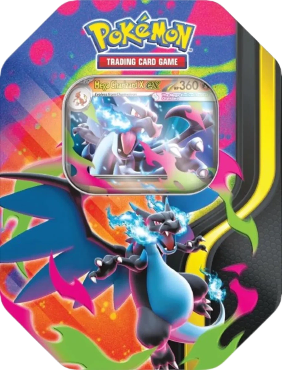 Mega Charizard Tin (Mega Charizard X) (Miscellaneous Cards & Products) by Meeho Collectz on MYNTED