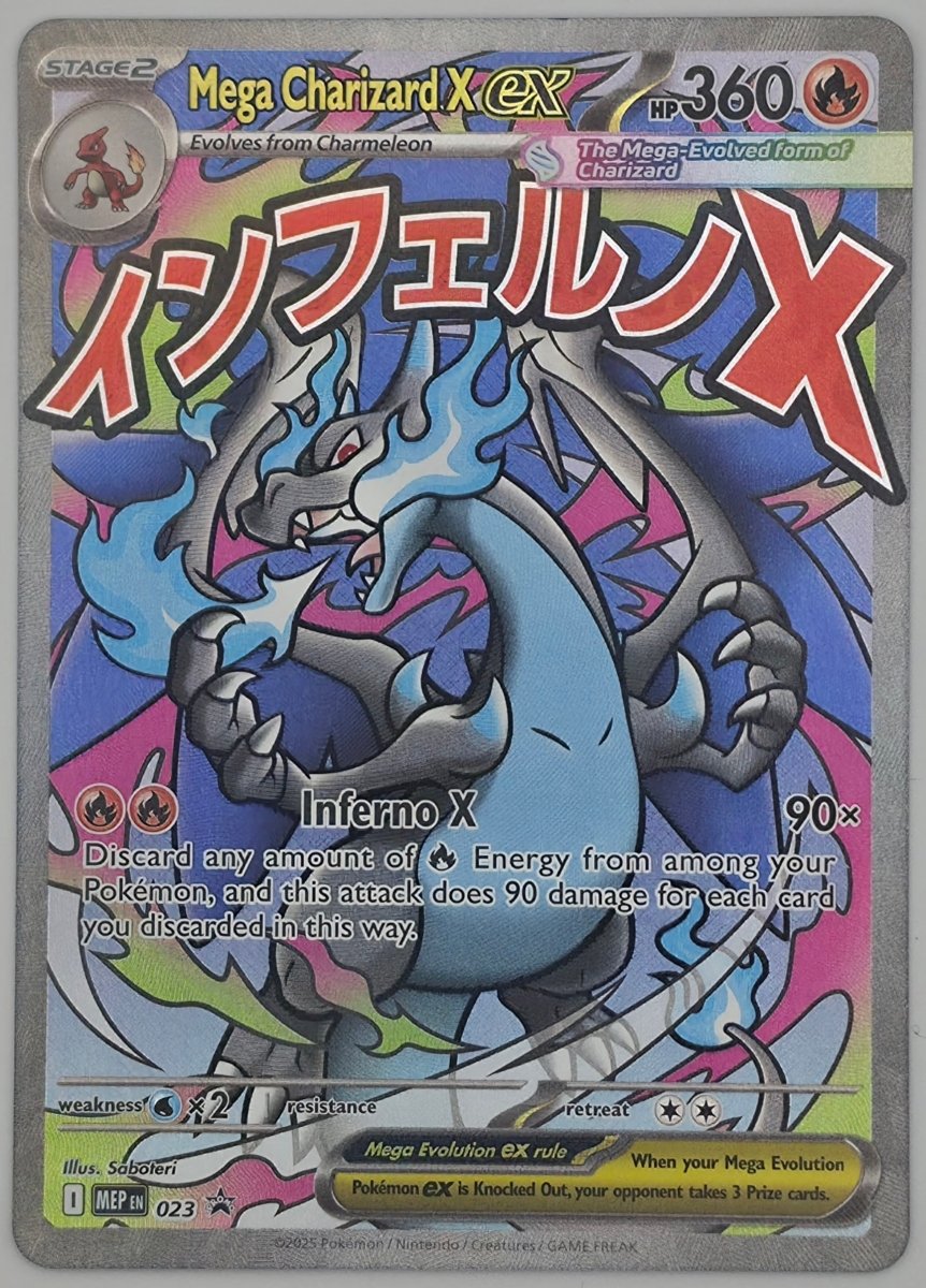 Mega Charizard X ex - 023 - ME: Mega Evolution Promo (MEP) (2) by Poké Dubai on MYNTED