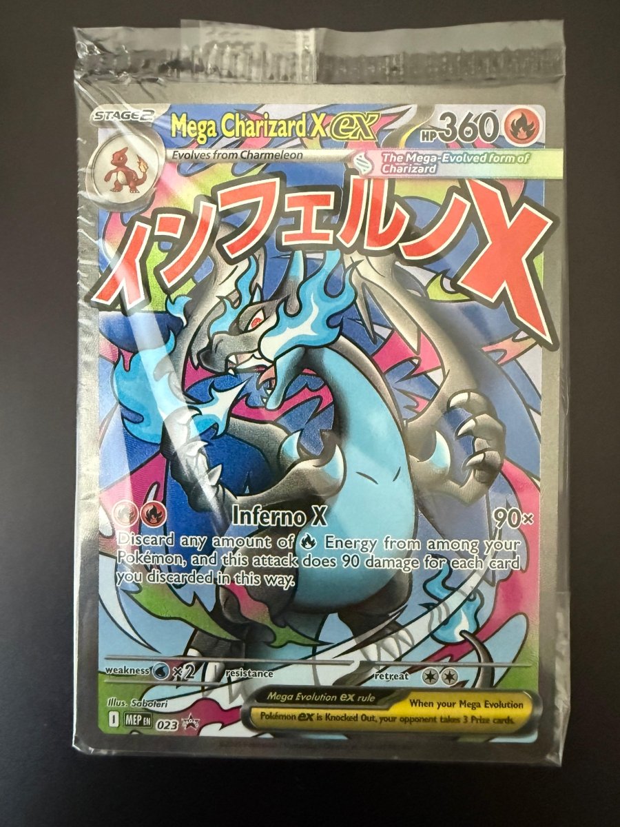 Mega Charizard X ex - 023 & Oricorio ex - 024 ME: Mega Evolution Promo (MEP) (Sealed) by SAFAQATI on MYNTED