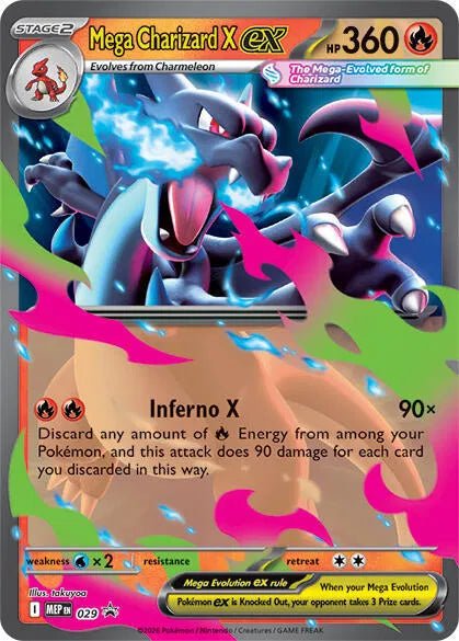 Mega Charizard X ex 029 (Mega Evolution Promos) by Schmutzfink TCG on MYNTED