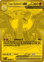 Mega Charizard X ex Phantasmal Flames Mega Hyper Rare 130/094 by PokeSource on MYNTED