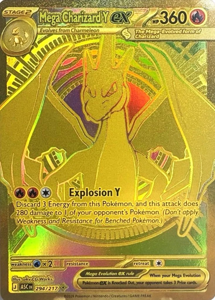 Mega Charizard Y ex 294/217 (Ascended Heroes) by Mikeepulls on MYNTED
