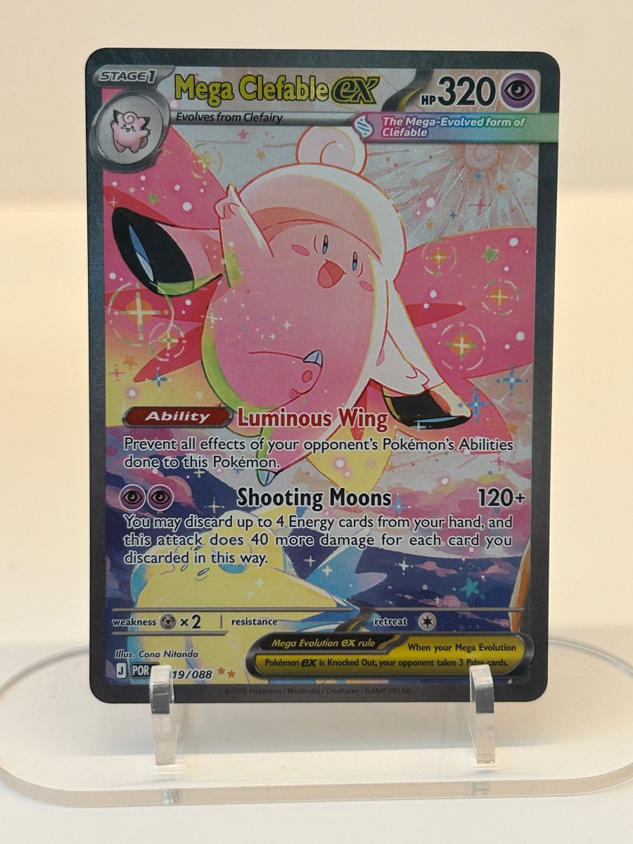 Mega Clefable ex Perfect Order Special Illustration Rare 119/088 by PokeSource on MYNTED
