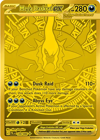 Mega Darkrai ex 120/084 (Pitch Black) by Shark Pop Culture on MYNTED