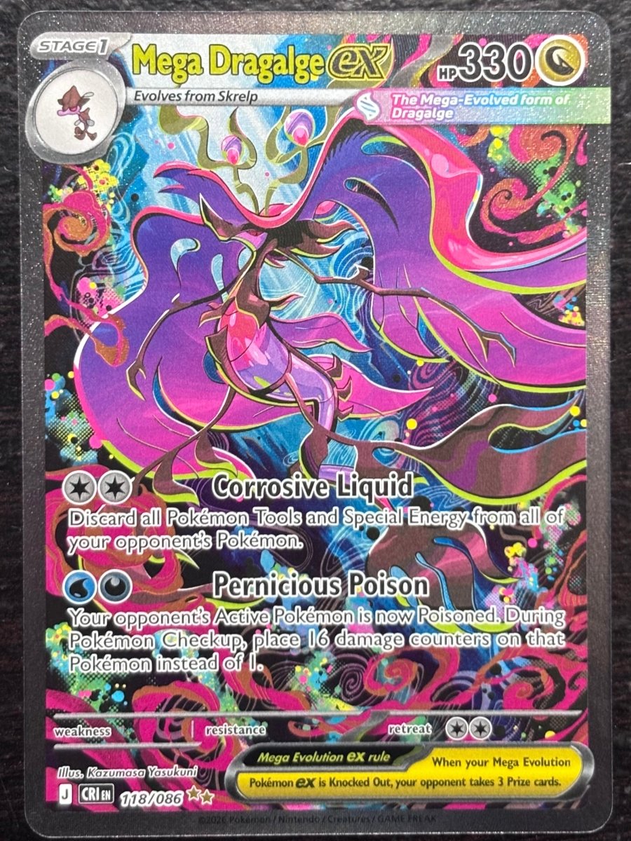 Mega Dragalge ex 118/086 Chaos Rising Special Illustration Rare by Depoga Arts on MYNTED