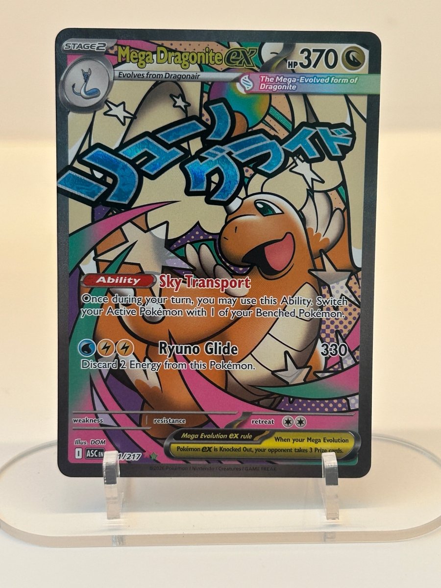 Mega Dragonite ex Ascended Heroes Mega Attack Rare 271/217 by PokeSource on MYNTED