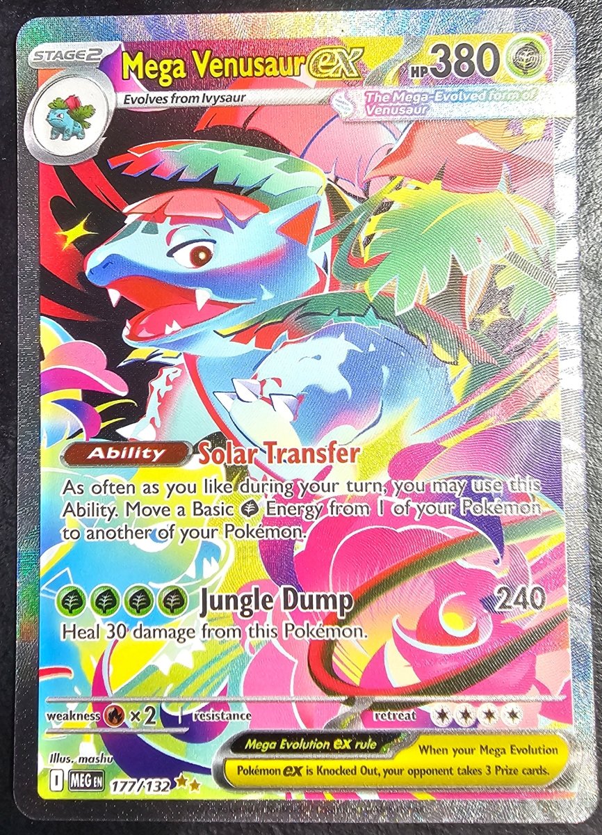 Mega Evolution Mega Venusaur ex 177/132 by PlayVault on MYNTED
