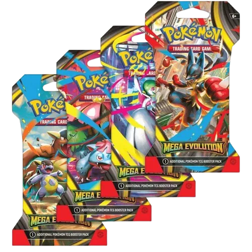 Mega Evolution Sleeved Booster Pack (Random Pack Art) by TCG Tavern on MYNTED