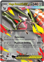 Mega Excadrill EX 65/84 - Pitch Black - Double Rare by Light Collectibles on MYNTED