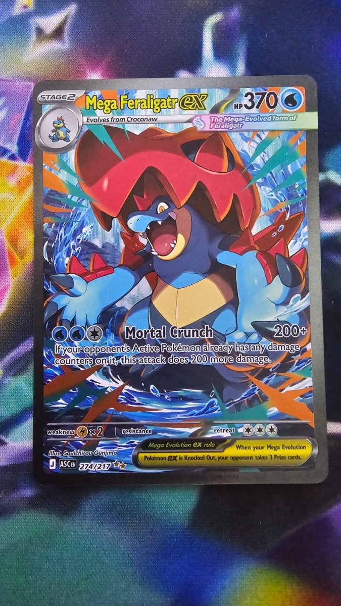 Mega Feraligatr ex 274/217 - Ascended Heroes - Special Illustration Rare by Light Collectibles on MYNTED