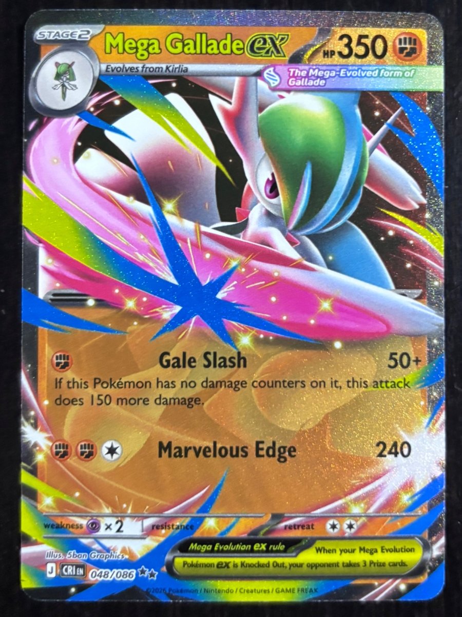 Mega Gallade ex 048/086 Chaos Rising Double Rare Holo by Depoga Arts on MYNTED