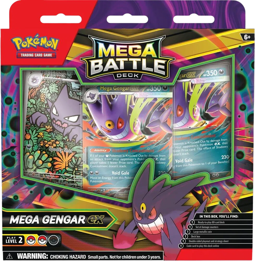 Mega Gengar Ex Battle Deck by Light Collectibles on MYNTED