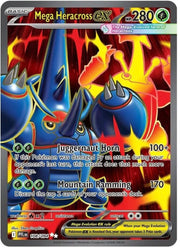 Mega Heracross ex - 108/094 - Ultra Rare - Phantasmal Flames - Pokemon TCG NM by Falconloot on MYNTED