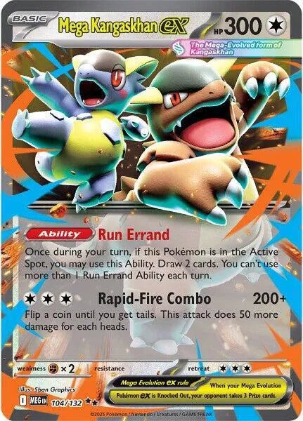 Mega Kangaskhan ex 104/132 (Mega Evolution) by Schmutzfink TCG on MYNTED