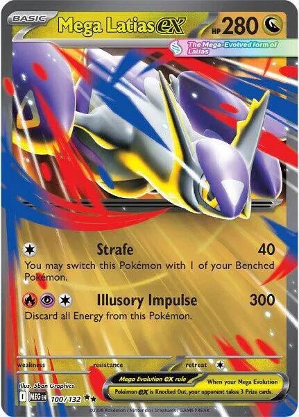 Mega Latias ex 100/132 (Mega Evolution) by Xenia Cards on MYNTED