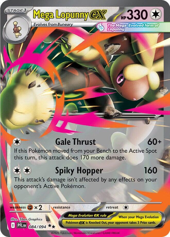 Mega Lopunny ex 84 Pokemon Phantasmal Flames by Moe‘s Vault on MYNTED