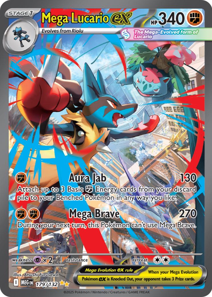 Mega Lucario Ex 179 Pokemon Mega Evolution - PSA 9 by Midoki Collections on MYNTED