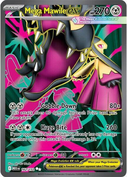 Mega Mawile ex - 162/132 - ME01: Mega Evolution (MEG) by Poké Dubai on MYNTED