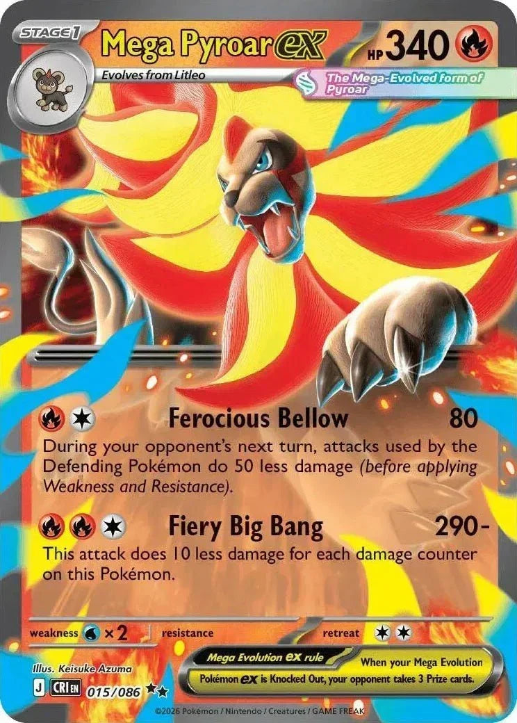 Mega Pyroar EX - 015/086 by The Archive Stop on MYNTED