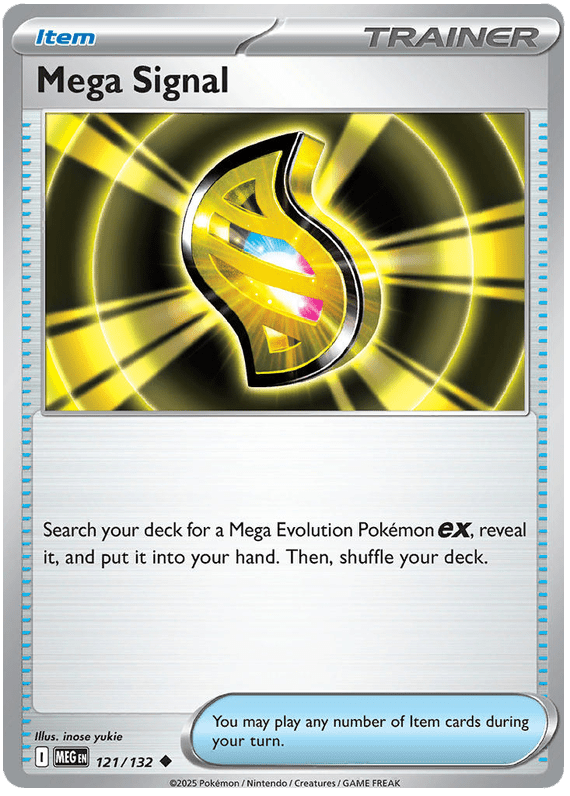Mega Signal 121/132 Uncommon | Mega Evolution by Worth the XP on MYNTED