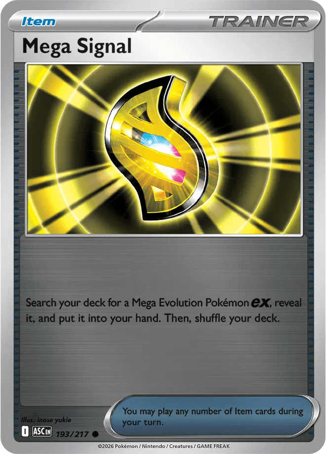 Mega Signal Ascended Heroes Common • 193/217 Reverse Holofoil by Shark Pop Culture on MYNTED