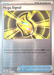 Mega Signal [Reverse Holo] 121 Pokemon Mega Evolution by Moe‘s Vault on MYNTED