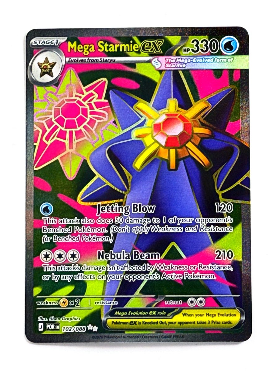 Mega Starmie ex - 102/088 - ME03: Perfect Order (ME03) by TCGDON on MYNTED