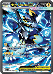 Mega Zeraora EX 114/84 - Pitch Black - Special Illustration Rare by Light Collectibles on MYNTED