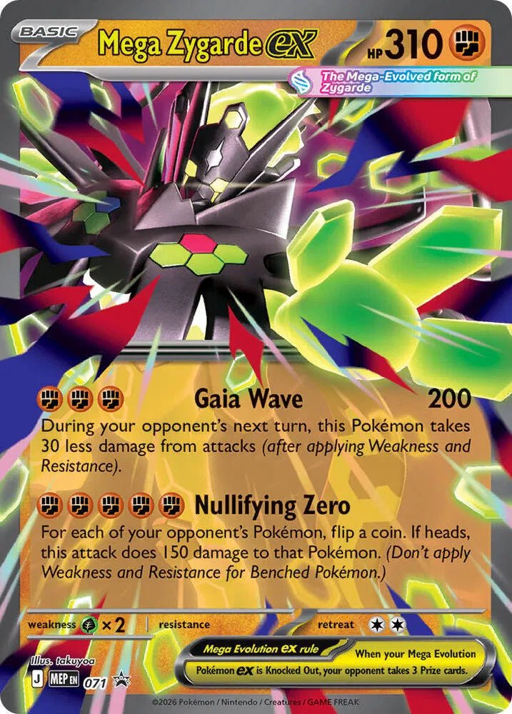 Mega Zygarde ex - Mega Evolution Promos - Promo 071 - English by MechaKai Collectibles on MYNTED
