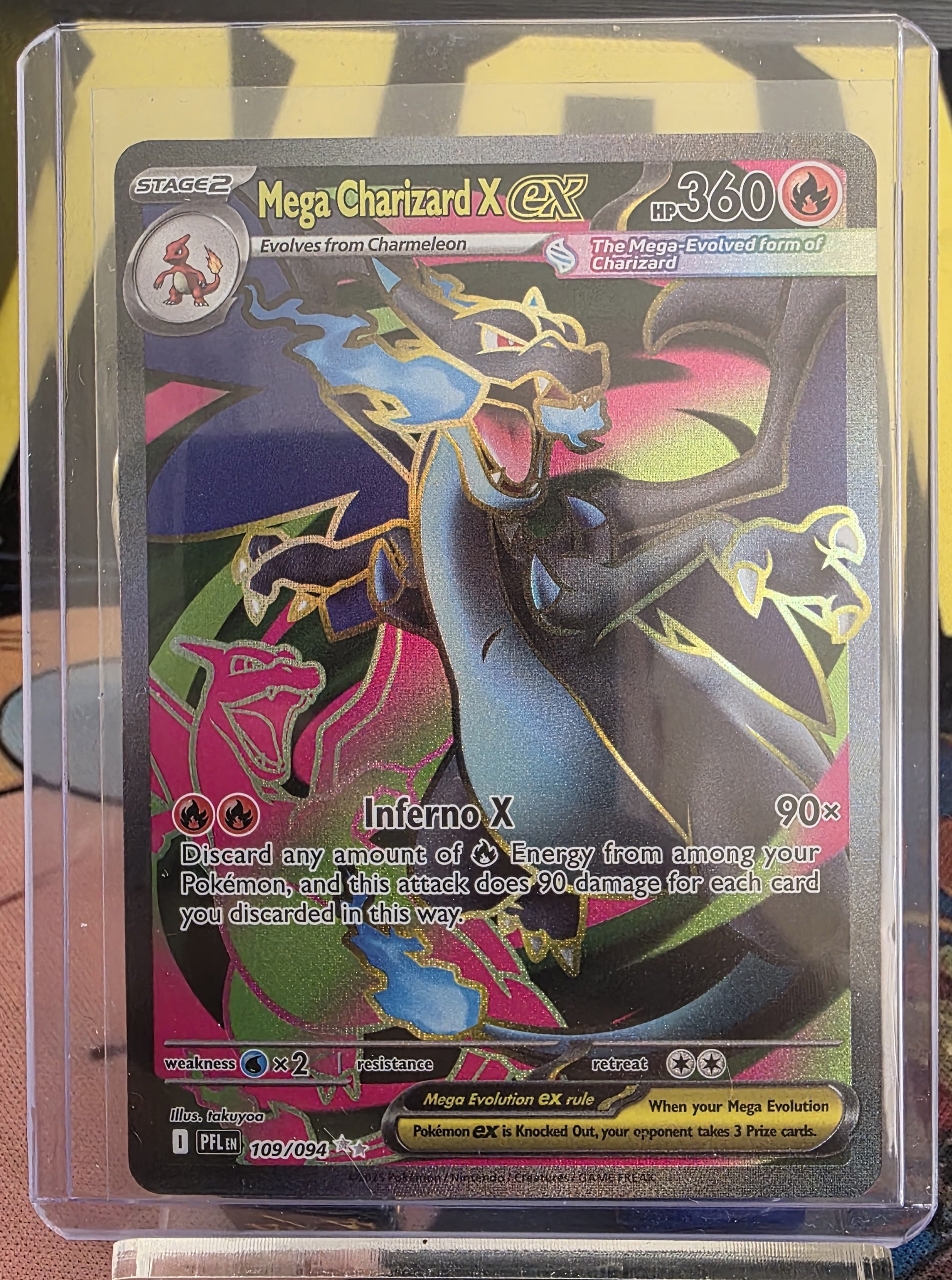 Mega Charizard X ex 109/094 -Phantasmal Flames