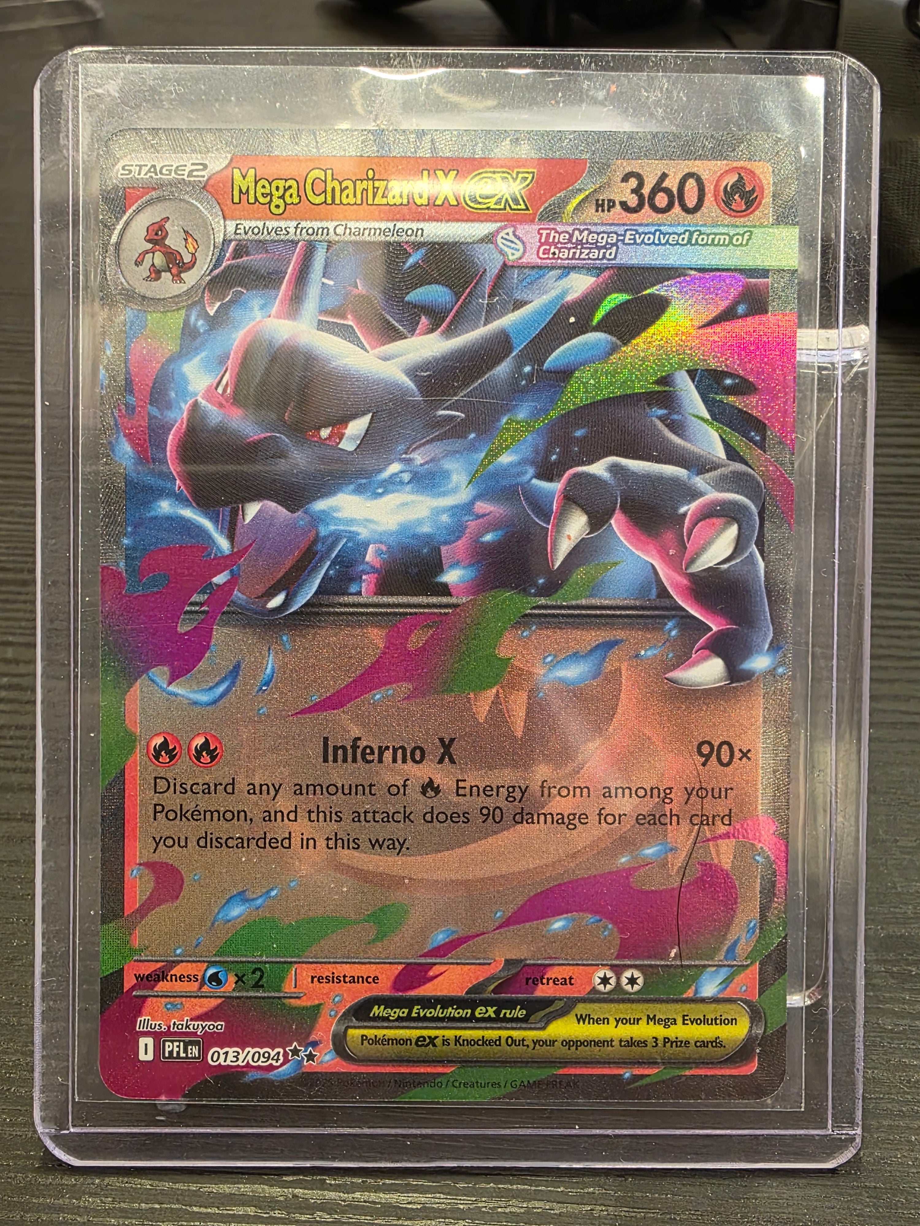 Mega Charizard X ex 013/094 - Phantasmal Flames