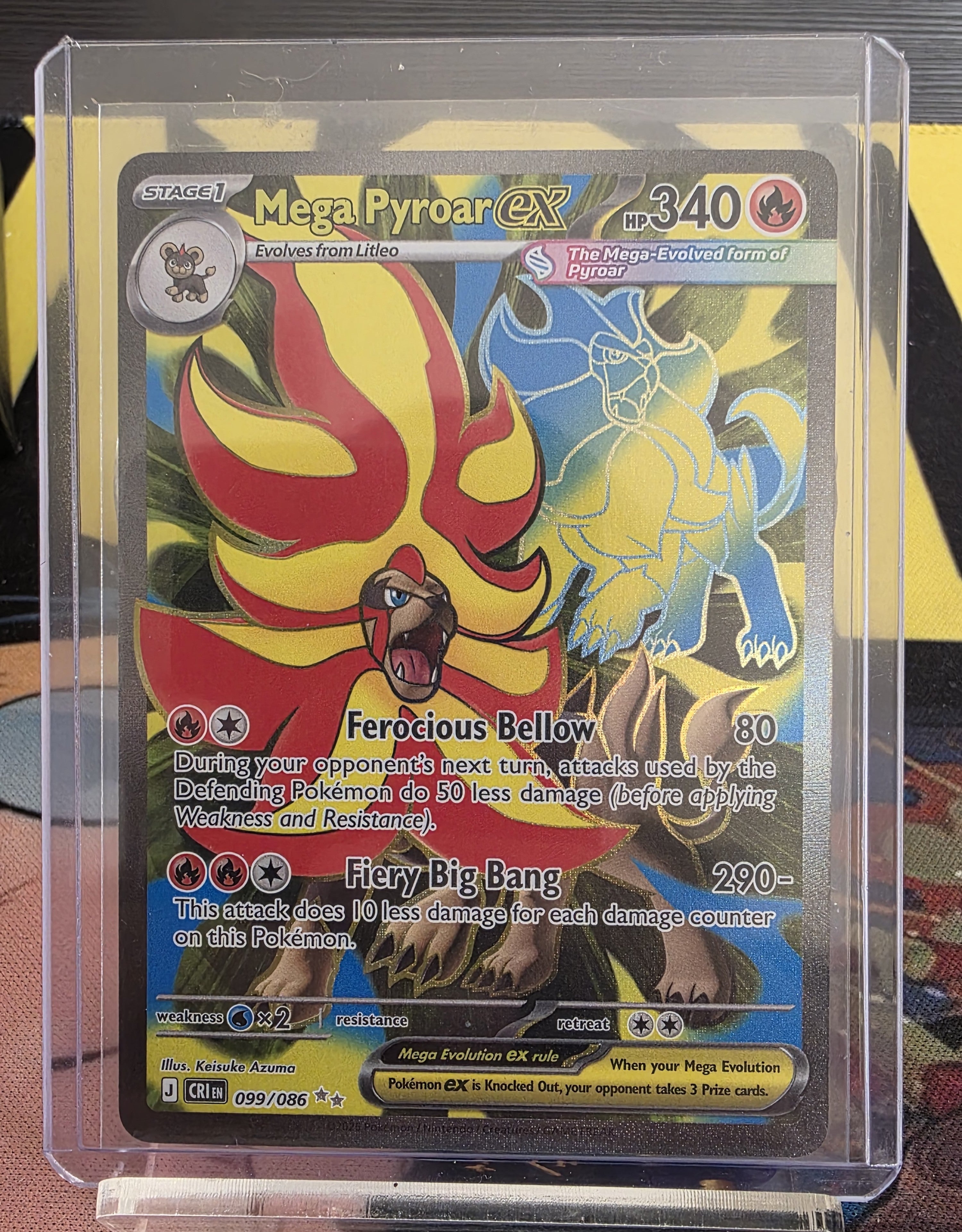 Mega Pyroar ex 099/086 - Chaos Rising