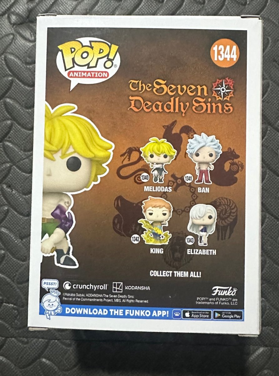 Meliodas Funko pop exclusive by Coolectibles on MYNTED