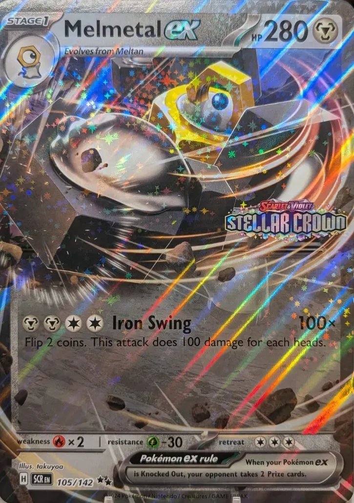 Melmetal ex (Stellar Crown Stamped) 105/142 (Miscellaneous Cards & Products) by Devastation Collectibles on MYNTED