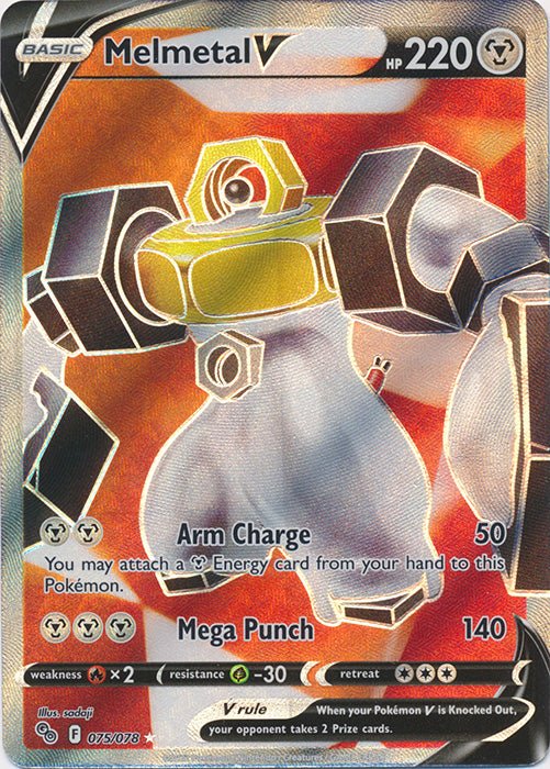 Melmetal V (Full Art) - 075/078 by PokeCollect on MYNTED