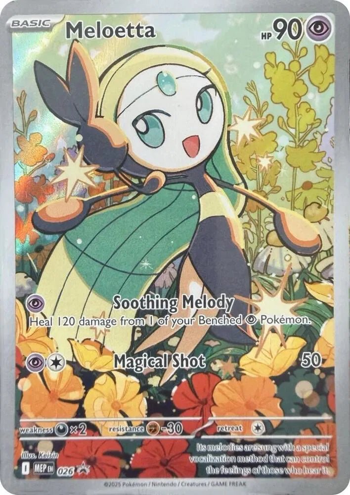 Meloetta 026 (Mega Evolution Promos) by Blissful TCG on MYNTED