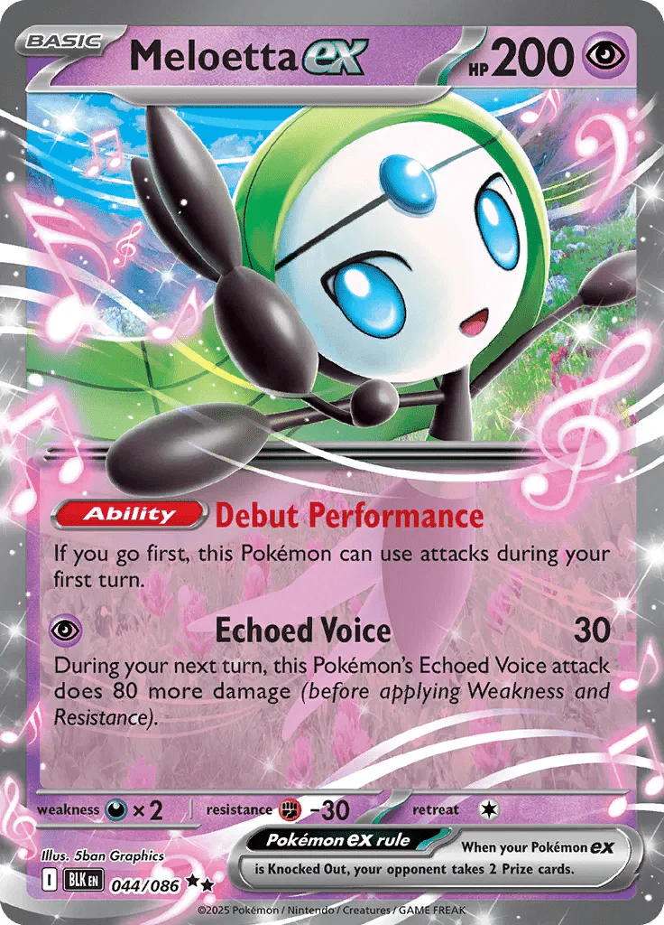 Meloetta EX - 044/086 by The Archive Stop on MYNTED