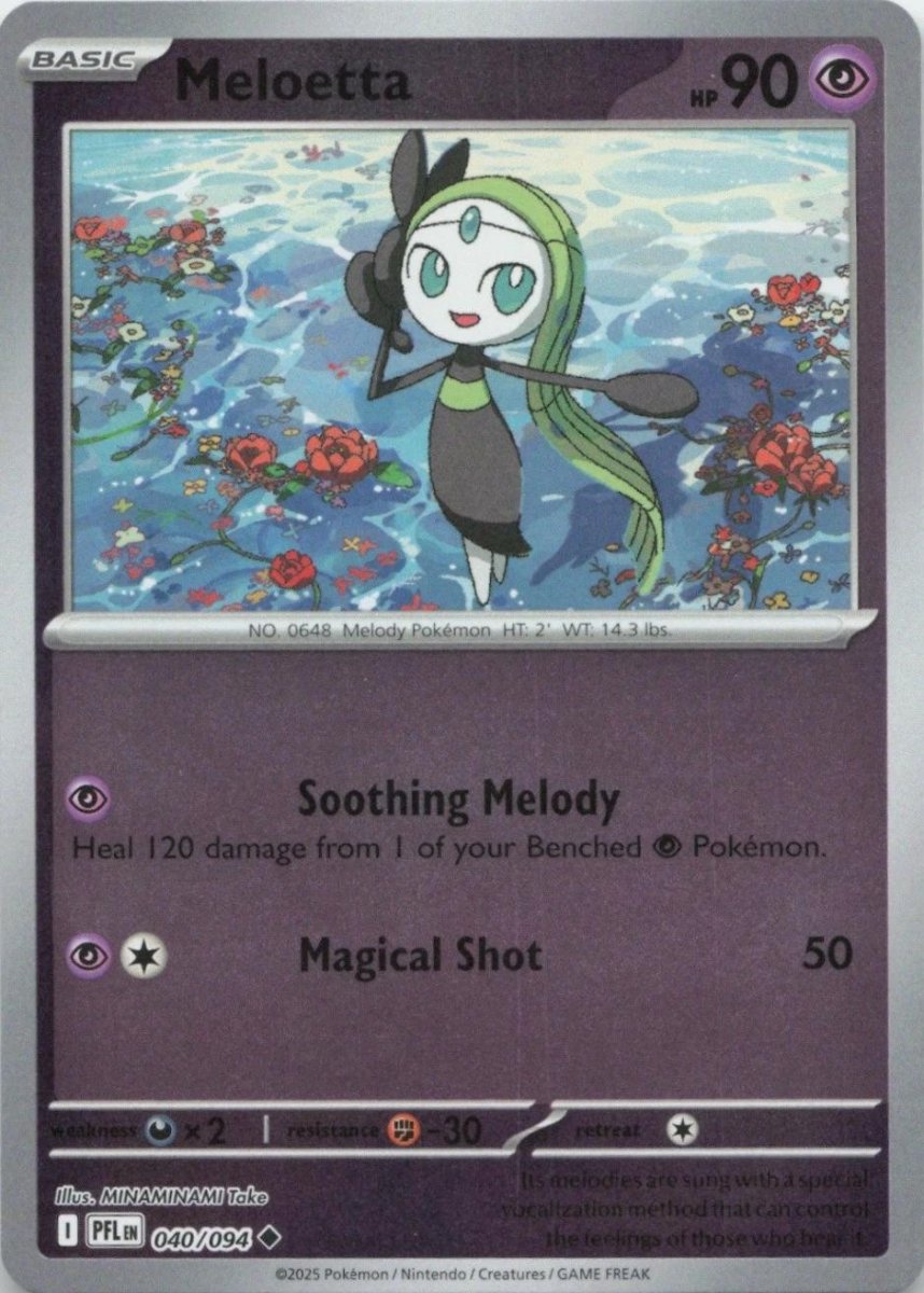 Meloetta [Reverse Holo] 40 Pokemon Phantasmal Flames by Moe‘s Vault on MYNTED
