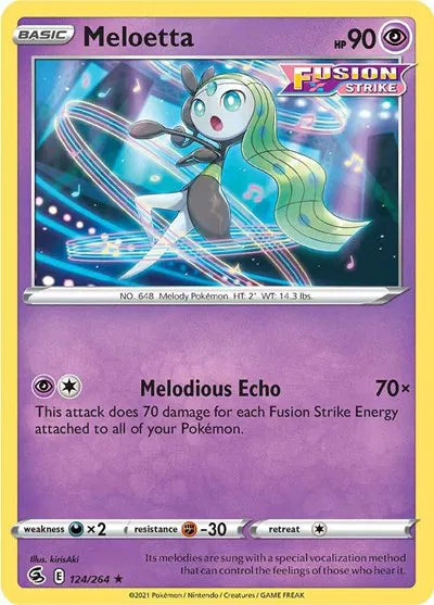 Meloetta - 124/264 - Normal