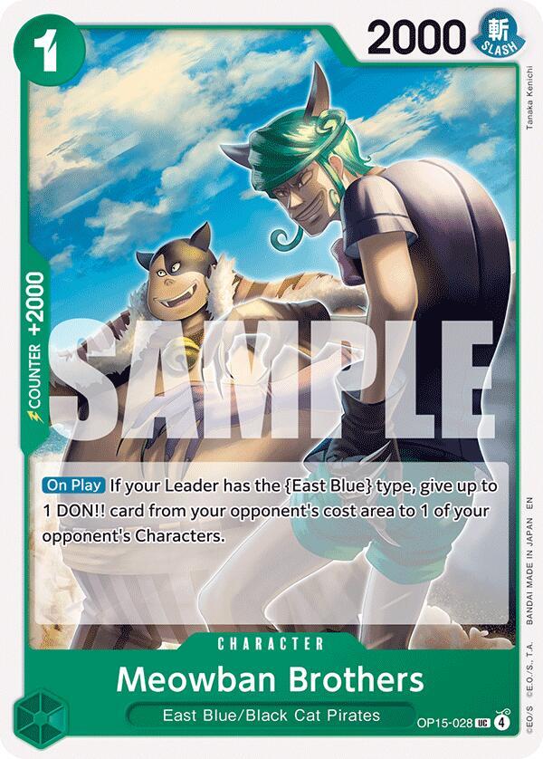 Meowban Brothers - Adventure on Kami's Island (OP15 - EB04) by TCGDON on MYNTED