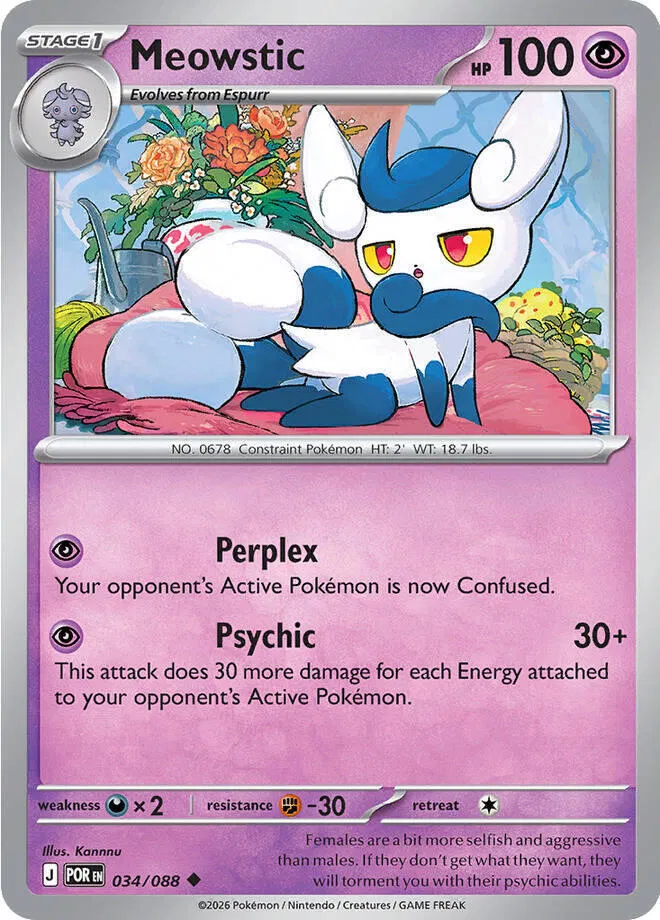 Meowstic 034 - Perfect Order by PokéPW on MYNTED
