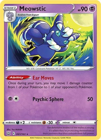 Meowstic 061/163 · Holofoil (Battle Styles) by ISB Collector on MYNTED