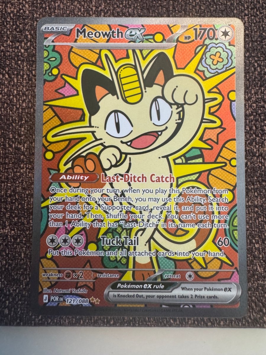 Meowth EX - 121/088 by The Archive Stop on MYNTED