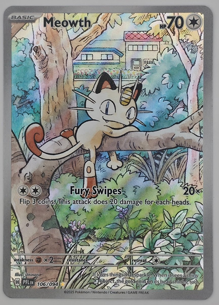 Meowth - ME02: Phantasmal Flames (PFL) (1) by Poké Dubai on MYNTED