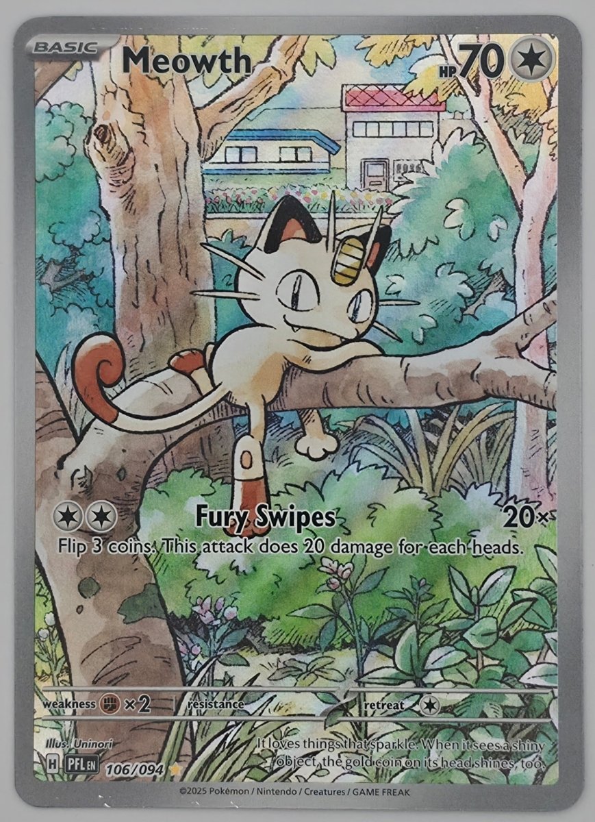 Meowth - ME02: Phantasmal Flames (PFL) (3) by Poké Dubai on MYNTED