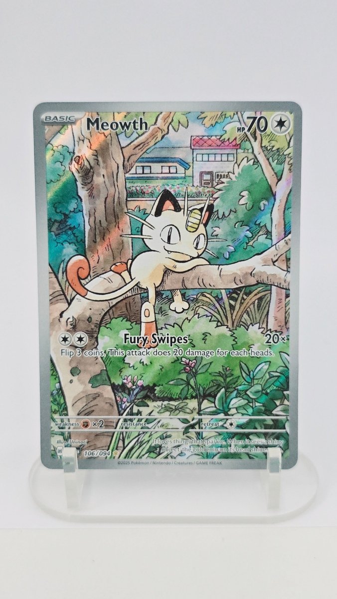 Meowth - Phantasmal Flames - IR 106/094 - English by MechaKai Collectibles on MYNTED